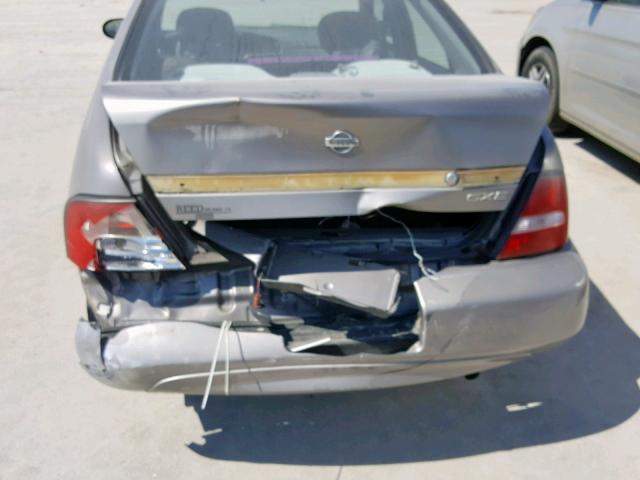 1N4DL01D11C204693 - 2001 NISSAN ALTIMA XE GRAY photo 9