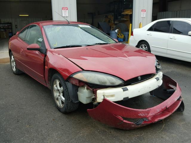 1ZWFT61L4Y5636182 - 2000 MERCURY COUGAR V6 RED photo 1