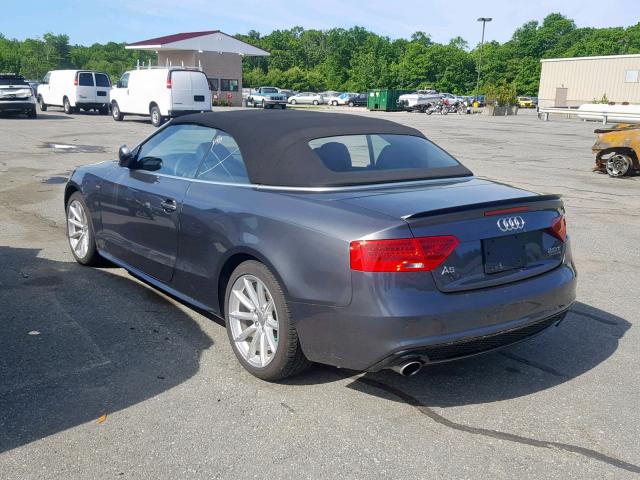 WAUD2AFH5HN003888 - 2017 AUDI A5 SPORT GRAY photo 3