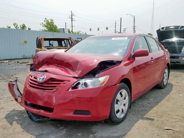 JTNBE46K073069236 - 2007 TOYOTA CAMRY NEW RED photo 2