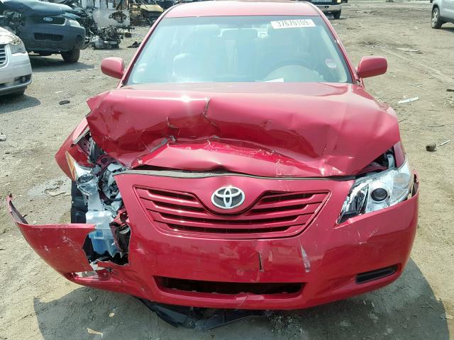 JTNBE46K073069236 - 2007 TOYOTA CAMRY NEW RED photo 7