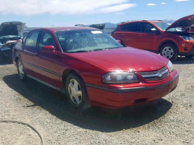 2G1WF52E259213424 - 2005 CHEVROLET IMPALA MAROON photo 1