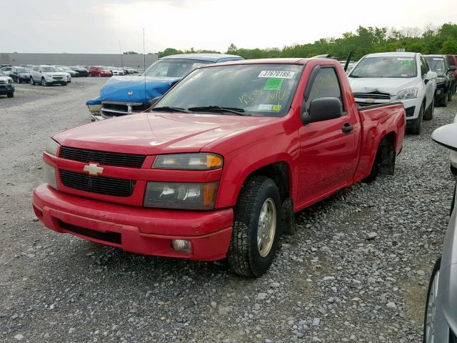 1GCCS149878134224 - 2007 CHEVROLET COLORADO RED photo 2