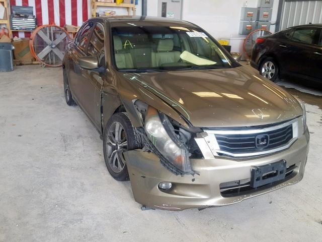 1HGCP36828A005263 - 2008 HONDA ACCORD EXL GOLD photo 1