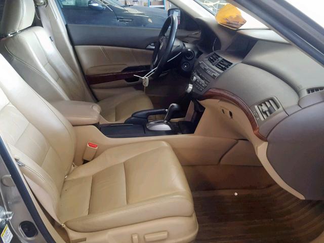 1HGCP36828A005263 - 2008 HONDA ACCORD EXL GOLD photo 5