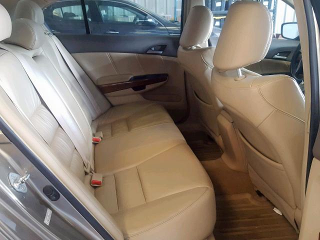 1HGCP36828A005263 - 2008 HONDA ACCORD EXL GOLD photo 6