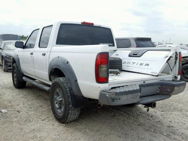 1N6ED27T31C356848 - 2001 NISSAN FRONTIER C WHITE photo 3