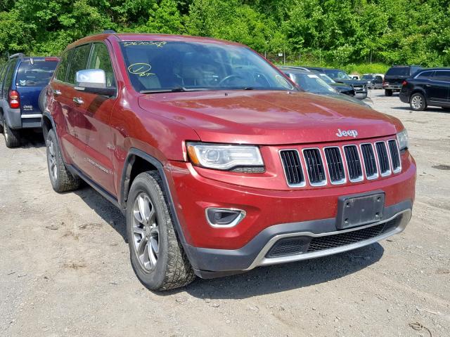 1C4RJFBM0EC310159 - 2014 JEEP GRAND CHER RED photo 1