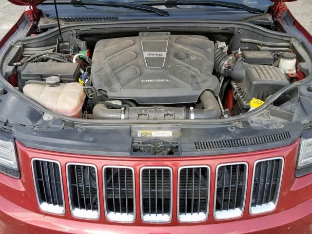 1C4RJFBM0EC310159 - 2014 JEEP GRAND CHER RED photo 7