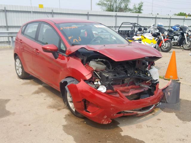 3FADP4EJ4CM161822 - 2012 FORD FIESTA SE RED photo 1