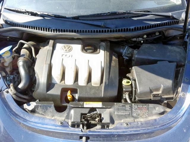 3VWSR31C56M402320 - 2006 VOLKSWAGEN NEW BEETLE Mavi foto 7