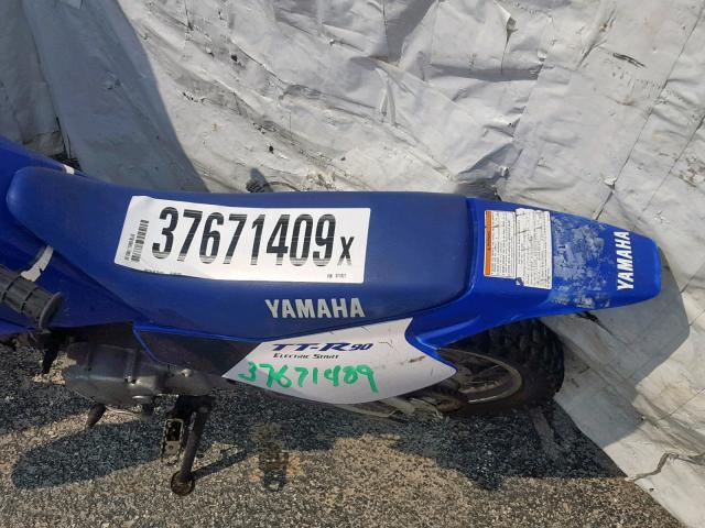 JYACB06Y64A011827 - 2004 YAMAHA TTR90 BLUE photo 6