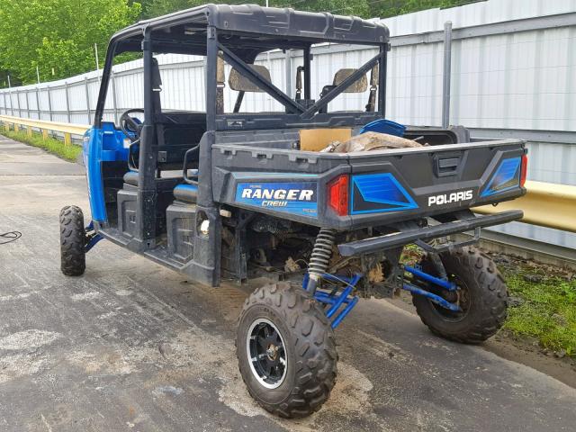 3NSRUE872GG524586 - 2016 POLARIS RANGER CRE BLUE photo 3