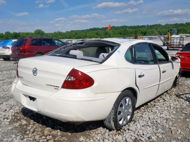 2G4WC582071129208 - 2007 BUICK LACROSSE C WHITE photo 4