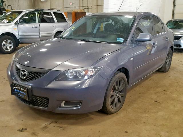 JM1BK32F371627172 - 2007 MAZDA 3 I GRAY photo 2