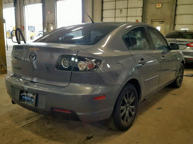 JM1BK32F371627172 - 2007 MAZDA 3 I GRAY photo 4