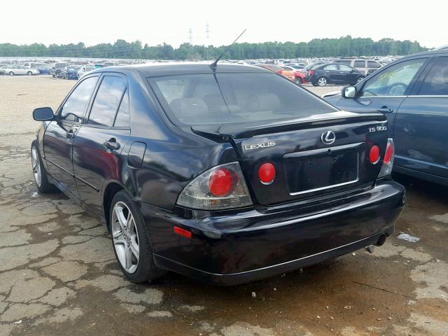 JTHBD192230071582 - 2003 LEXUS IS 300 BLACK photo 3