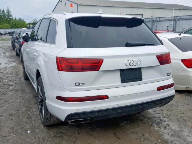 WA1MAAF77JD041092 - 2018 AUDI Q7 PROGRES WHITE photo 3