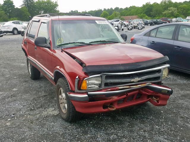 1GNDT13W7V2249994 - 1997 CHEVROLET BLAZER RED photo 1