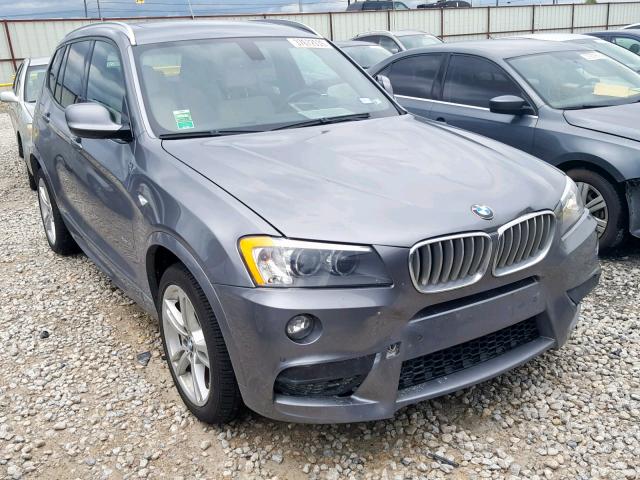 5UXWX7C58DL981154 - 2013 BMW X3 XDRIVE3 GRAY photo 1