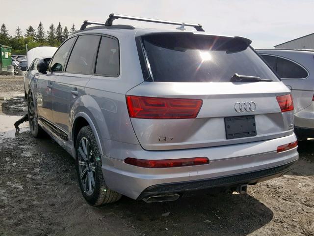 WA1WAAF73JD002329 - 2018 AUDI Q7 TECHNIK SILVER photo 3