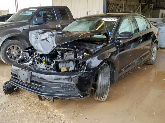 3VW2K7AJ6FM406953 - 2015 VOLKSWAGEN JETTA BASE 黑色 照片 2