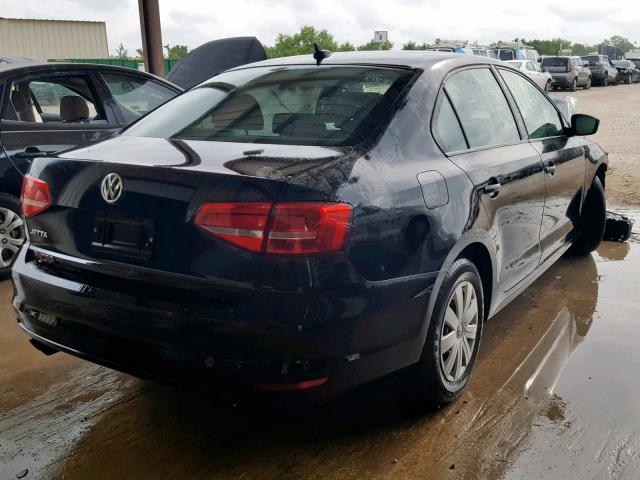 3VW2K7AJ6FM406953 - 2015 VOLKSWAGEN JETTA BASE 黑色 照片 4