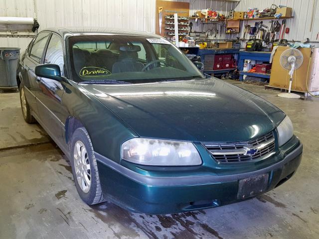 2G1WF52E9Y9264102 - 2000 CHEVROLET IMPALA GREEN photo 1