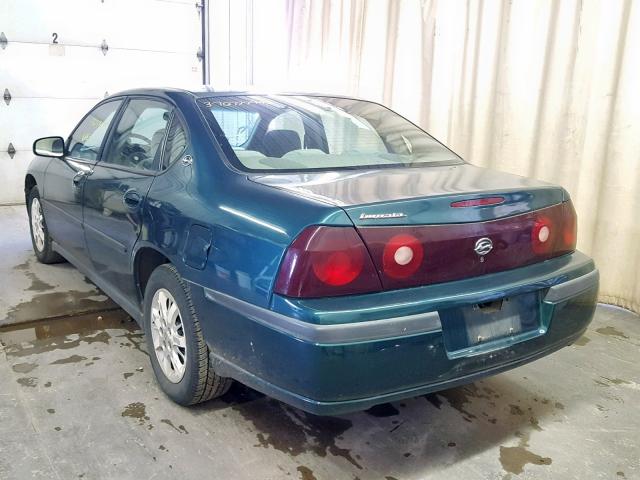 2G1WF52E9Y9264102 - 2000 CHEVROLET IMPALA GREEN photo 3