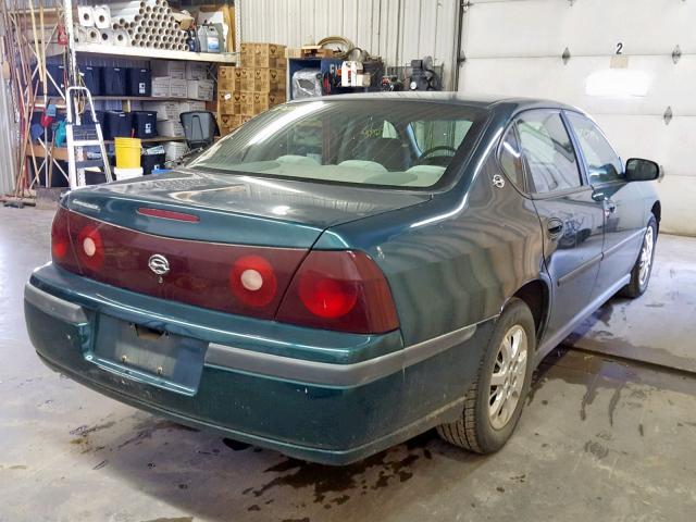 2G1WF52E9Y9264102 - 2000 CHEVROLET IMPALA GREEN photo 4