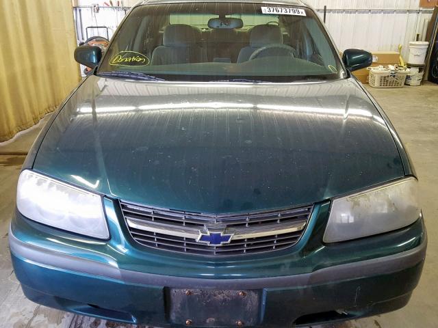 2G1WF52E9Y9264102 - 2000 CHEVROLET IMPALA GREEN photo 9