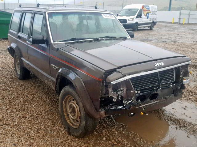 1JCMT7821HT069683 - 1987 JEEP CHEROKEE P BROWN photo 1