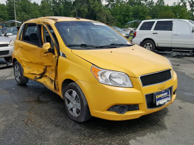 KL1TD6DE5BB147276 - 2011 CHEVROLET AVEO LS YELLOW photo 1