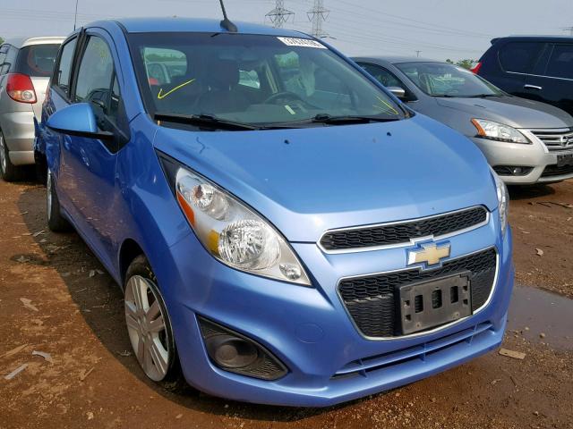 KL8CB6S98EC442206 - 2014 CHEVROLET SPARK LS BLUE photo 1