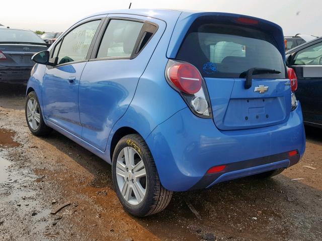 KL8CB6S98EC442206 - 2014 CHEVROLET SPARK LS BLUE photo 3