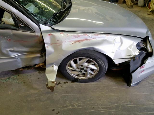 1G2NF52E74M539227 - 2004 PONTIAC GRAND AM S SILVER photo 9