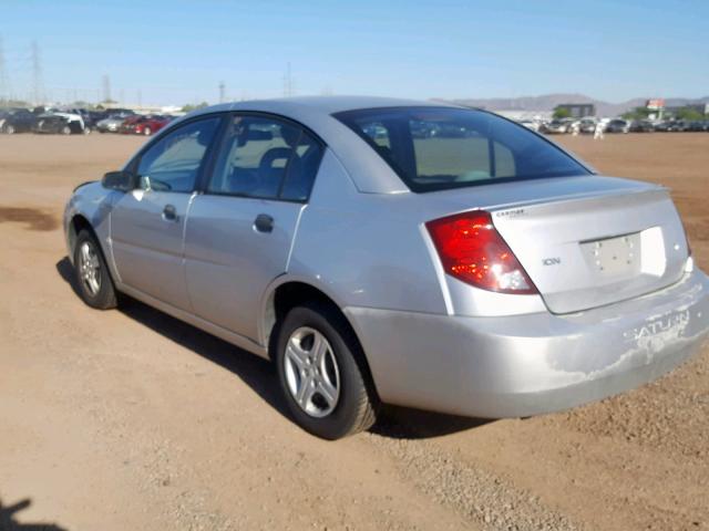 1G8AG52F94Z124732 - 2004 SATURN ION LEVEL SILVER photo 3