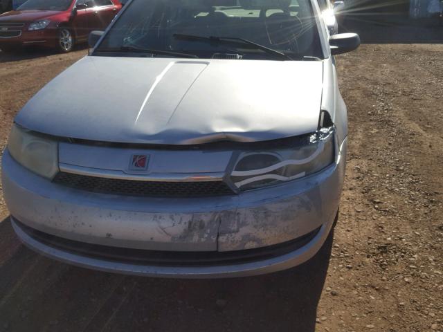 1G8AG52F94Z124732 - 2004 SATURN ION LEVEL SILVER photo 9