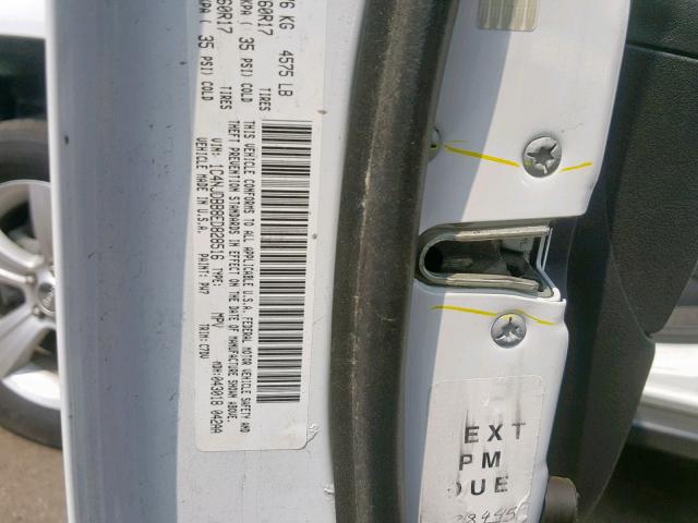 1C4NJDBB8ED828516 - 2014 JEEP COMPASS SP თეთრი ფოტო 10