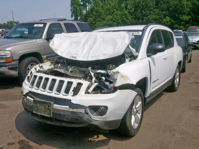 1C4NJDBB8ED828516 - 2014 JEEP COMPASS SP თეთრი ფოტო 2