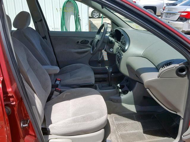 3FAFP6638WM120697 - 1998 FORD CONTOUR LX RED photo 5