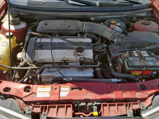 3FAFP6638WM120697 - 1998 FORD CONTOUR LX RED photo 7