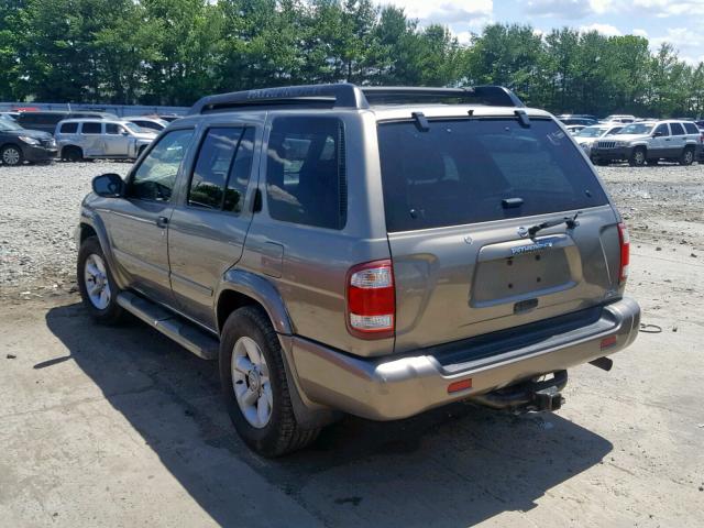 JN8DR09Y04W913753 - 2004 NISSAN PATHFINDER BEIGE photo 3