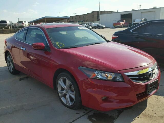 1HGCS2B84BA007540 - 2011 HONDA ACCORD EXL RED photo 1