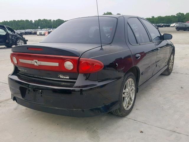 1G1JH52F637372362 - 2003 CHEVROLET CAVALIER L BLACK photo 4