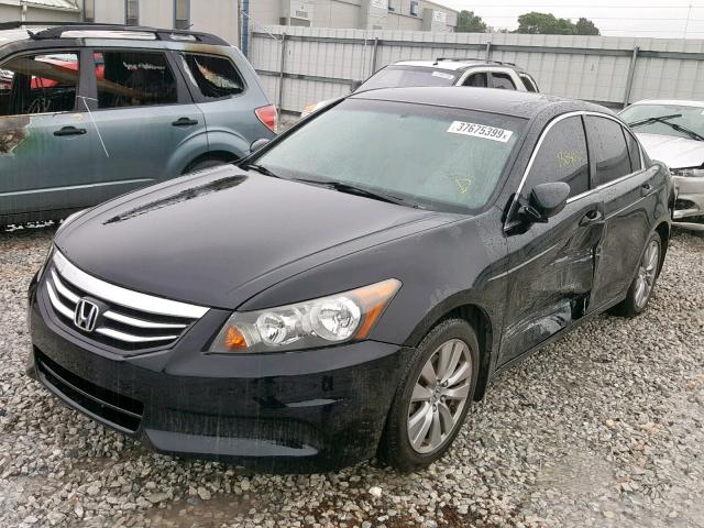 1HGCP2F82BA110936 - 2011 HONDA ACCORD EXL BLACK photo 2