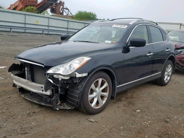 JNKAJ09F89M952189 - 2009 INFINITI EX35 BASE BLACK photo 2