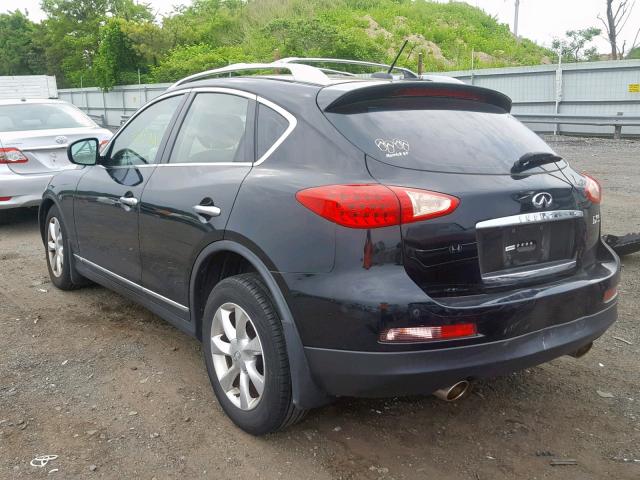 JNKAJ09F89M952189 - 2009 INFINITI EX35 BASE BLACK photo 3