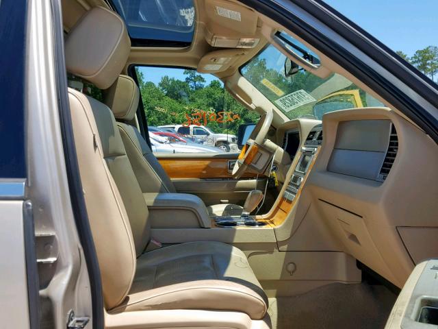 5LMFU275X7LJ02354 - 2007 LINCOLN NAVIGATOR GOLD photo 5