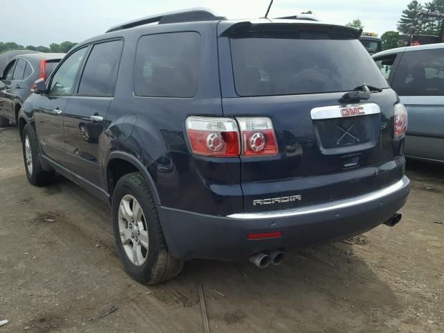 1GKER13747J123657 - 2007 GMC ACADIA SLE BLUE photo 3